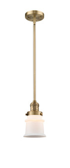 Franklin Restoration LED Mini Pendant in Brushed Brass (405|201S-BB-G181S-LED)