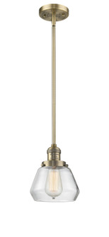 Franklin Restoration LED Mini Pendant in Brushed Brass (405|201S-BB-G172-LED)