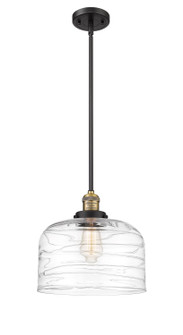 Franklin Restoration LED Mini Pendant in Black Antique Brass (405|201S-BAB-G713-L-LED)