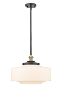 Franklin Restoration One Light Mini Pendant in Black Antique Brass (405|201S-BAB-G691-16)