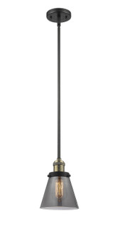 Franklin Restoration One Light Mini Pendant in Black Antique Brass (405|201S-BAB-G63)