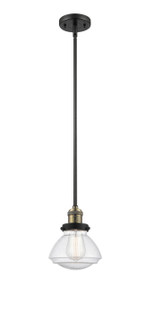 Franklin Restoration LED Mini Pendant in Black Antique Brass (405|201S-BAB-G324-LED)