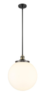 Franklin Restoration LED Pendant in Black Antique Brass (405|201S-BAB-G201-14-LED)