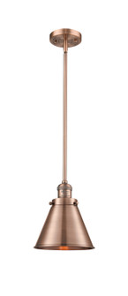 Franklin Restoration LED Mini Pendant in Antique Copper (405|201S-AC-M13-AC-LED)