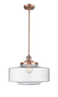 Franklin Restoration One Light Mini Pendant in Antique Copper (405|201S-AC-G692-16)
