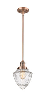 Franklin Restoration LED Mini Pendant in Antique Copper (405|201S-AC-G664-7-LED)
