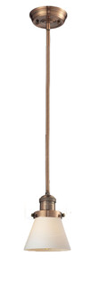 Franklin Restoration One Light Mini Pendant in Antique Copper (405|201S-AC-G61)