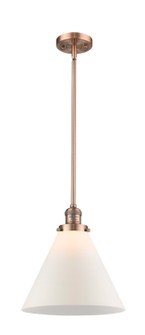 Franklin Restoration LED Mini Pendant in Antique Copper (405|201S-AC-G41-L-LED)
