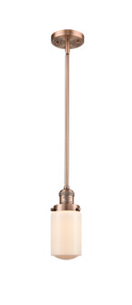 Franklin Restoration LED Mini Pendant in Antique Copper (405|201S-AC-G311-LED)