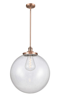 Franklin Restoration One Light Pendant in Antique Copper (405|201S-AC-G204-18)