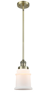 Franklin Restoration LED Mini Pendant in Antique Brass (405|201S-AB-G181-LED)