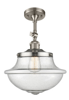 Franklin Restoration One Light Semi-Flush Mount in Brushed Satin Nickel (405|201F-SN-G544)