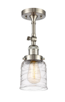 Franklin Restoration LED Semi-Flush Mount in Brushed Satin Nickel (405|201F-SN-G513-LED)
