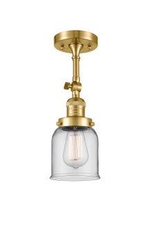 Franklin Restoration One Light Semi-Flush Mount in Satin Gold (405|201F-SG-G52)