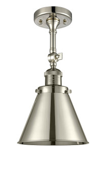 Franklin Restoration LED Semi-Flush Mount in Polished Nickel (405|201F-PN-M13-PN-LED)