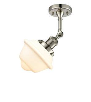 Franklin Restoration One Light Semi-Flush Mount in Polished Nickel (405|201F-PN-G531)