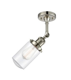 Franklin Restoration LED Semi-Flush Mount in Polished Nickel (405|201F-PN-G312-LED)