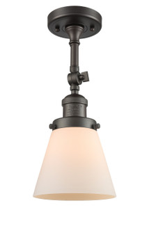 Franklin Restoration One Light Semi-Flush Mount in Oil Rubbed Bronze (405|201F-OB-G61)