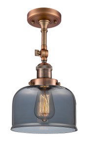 Franklin Restoration One Light Semi-Flush Mount in Antique Copper (405|201F-AC-G73)