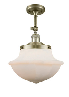 Franklin Restoration LED Semi-Flush Mount in Antique Brass (405|201F-AB-G541-LED)
