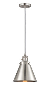 Franklin Restoration One Light Mini Pendant in Brushed Satin Nickel (405|201CSW-SN-M13-SN)