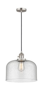 Franklin Restoration One Light Mini Pendant in Brushed Satin Nickel (405|201CSW-SN-G74-L)