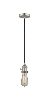 Franklin Restoration One Light Mini Pendant in Brushed Satin Nickel (405|201CSW-SN)
