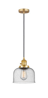 Franklin Restoration One Light Mini Pendant in Satin Gold (405|201CSW-SG-G74)