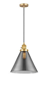 Franklin Restoration LED Mini Pendant in Satin Gold (405|201CSW-SG-G43-L-LED)