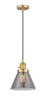 Franklin Restoration One Light Mini Pendant in Satin Gold (405|201CSW-SG-G43)