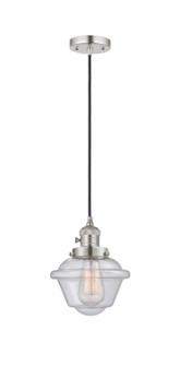 Franklin Restoration One Light Mini Pendant in Polished Nickel (405|201CSW-PN-G534)