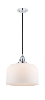Franklin Restoration One Light Mini Pendant in Polished Chrome (405|201CSW-PC-G71-L)