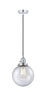 Franklin Restoration LED Mini Pendant in Polished Chrome (405|201CSW-PC-G204-8-LED)