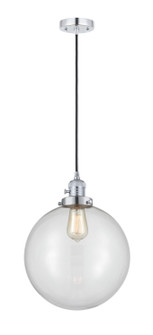 Franklin Restoration One Light Mini Pendant in Polished Chrome (405|201CSW-PC-G202-12)