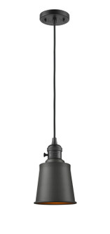 Franklin Restoration One Light Mini Pendant in Oil Rubbed Bronze (405|201CSW-OB-M9-OB)
