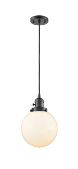 Franklin Restoration One Light Mini Pendant in Oil Rubbed Bronze (405|201CSW-OB-G201-8)