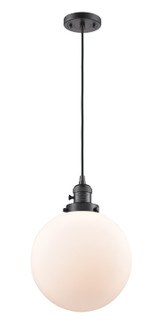 Franklin Restoration LED Mini Pendant in Oil Rubbed Bronze (405|201CSW-OB-G201-10-LED)