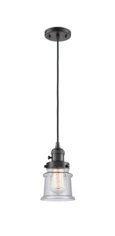 Franklin Restoration One Light Mini Pendant in Oil Rubbed Bronze (405|201CSW-OB-G184S)