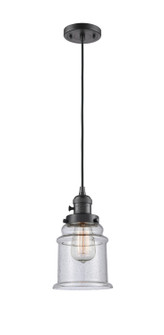 Franklin Restoration LED Mini Pendant in Oil Rubbed Bronze (405|201CSW-OB-G184-LED)