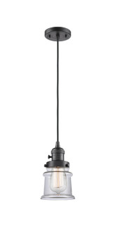 Franklin Restoration One Light Mini Pendant in Oil Rubbed Bronze (405|201CSW-OB-G182S)