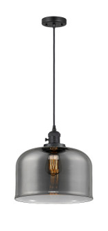Franklin Restoration One Light Mini Pendant in Matte Black (405|201CSW-BK-G73-L)