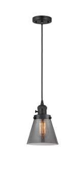 Franklin Restoration LED Mini Pendant in Matte Black (405|201CSW-BK-G63-LED)