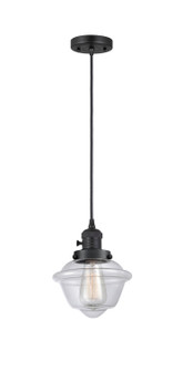 Franklin Restoration One Light Mini Pendant in Matte Black (405|201CSW-BK-G532)