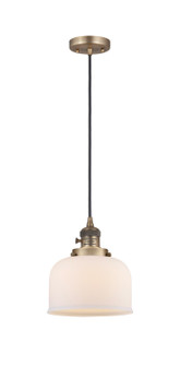 Franklin Restoration One Light Mini Pendant in Brushed Brass (405|201CSW-BB-G71)