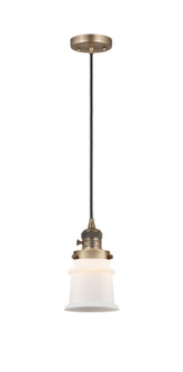 Franklin Restoration One Light Mini Pendant in Brushed Brass (405|201CSW-BB-G181S)