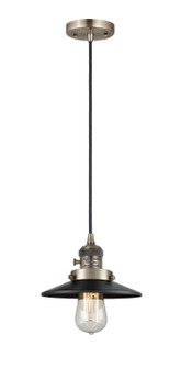 Franklin Restoration One Light Mini Pendant in Antique Brass (405|201CSW-AB-M6)