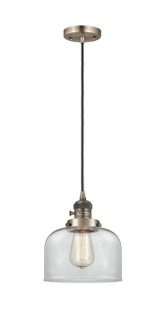Franklin Restoration LED Mini Pendant in Antique Brass (405|201CSW-AB-G72-LED)