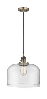 Franklin Restoration One Light Mini Pendant in Antique Brass (405|201CSW-AB-G72-L)