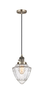 Franklin Restoration LED Mini Pendant in Antique Brass (405|201CSW-AB-G664-7-LED)