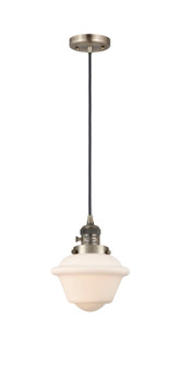 Franklin Restoration One Light Mini Pendant in Antique Brass (405|201CSW-AB-G531)